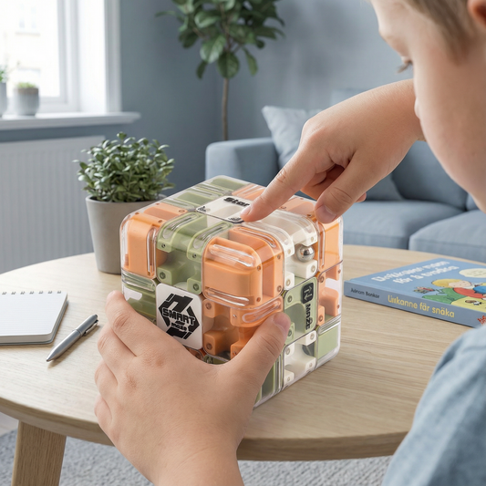 3D labyrint pusselkub