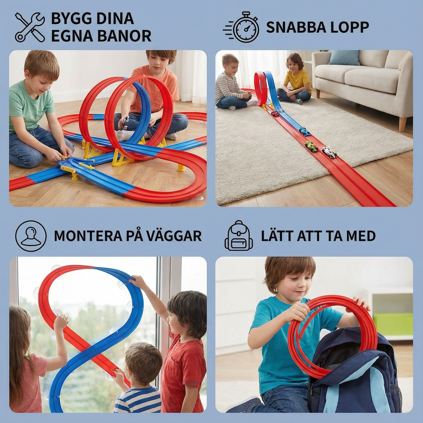 Flexibelt racerbane-set