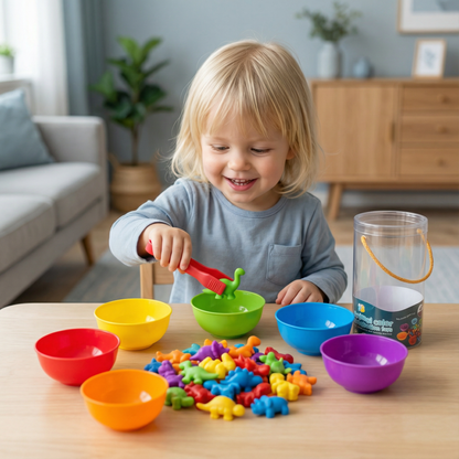 Montessori färgsorteringsspel