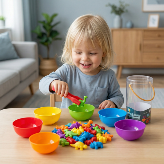 Montessori färgsorteringsspel