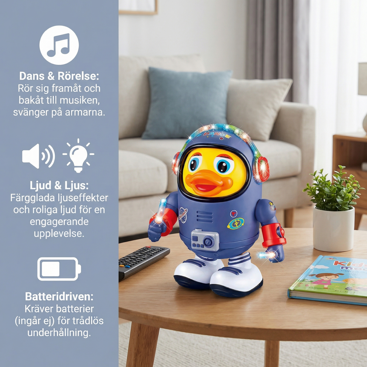 Dansande astronautanka