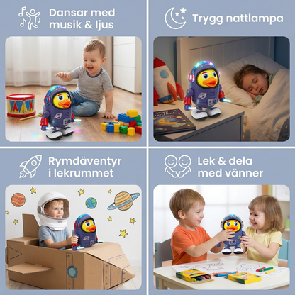 Dansande astronautanka