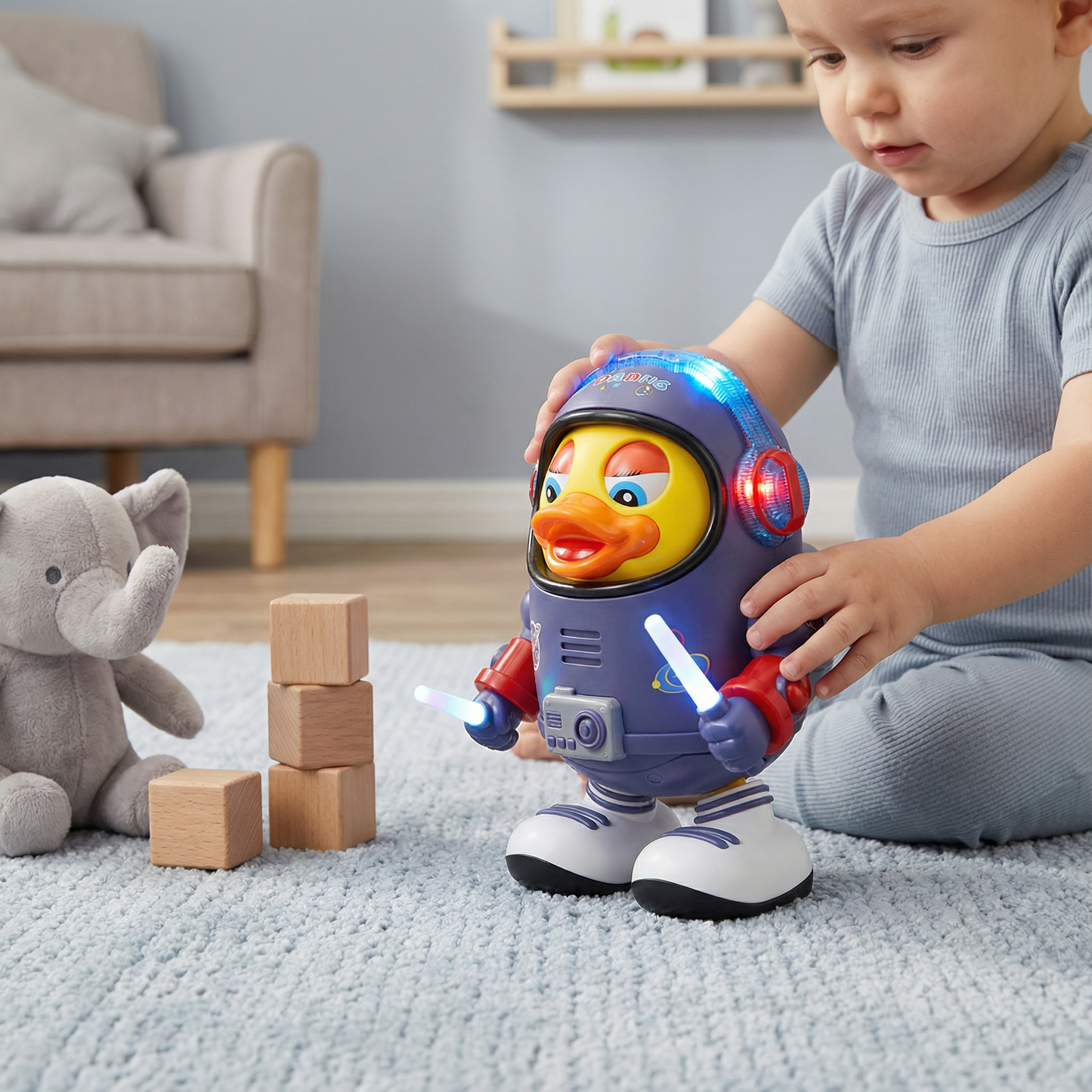 Dansande astronautanka