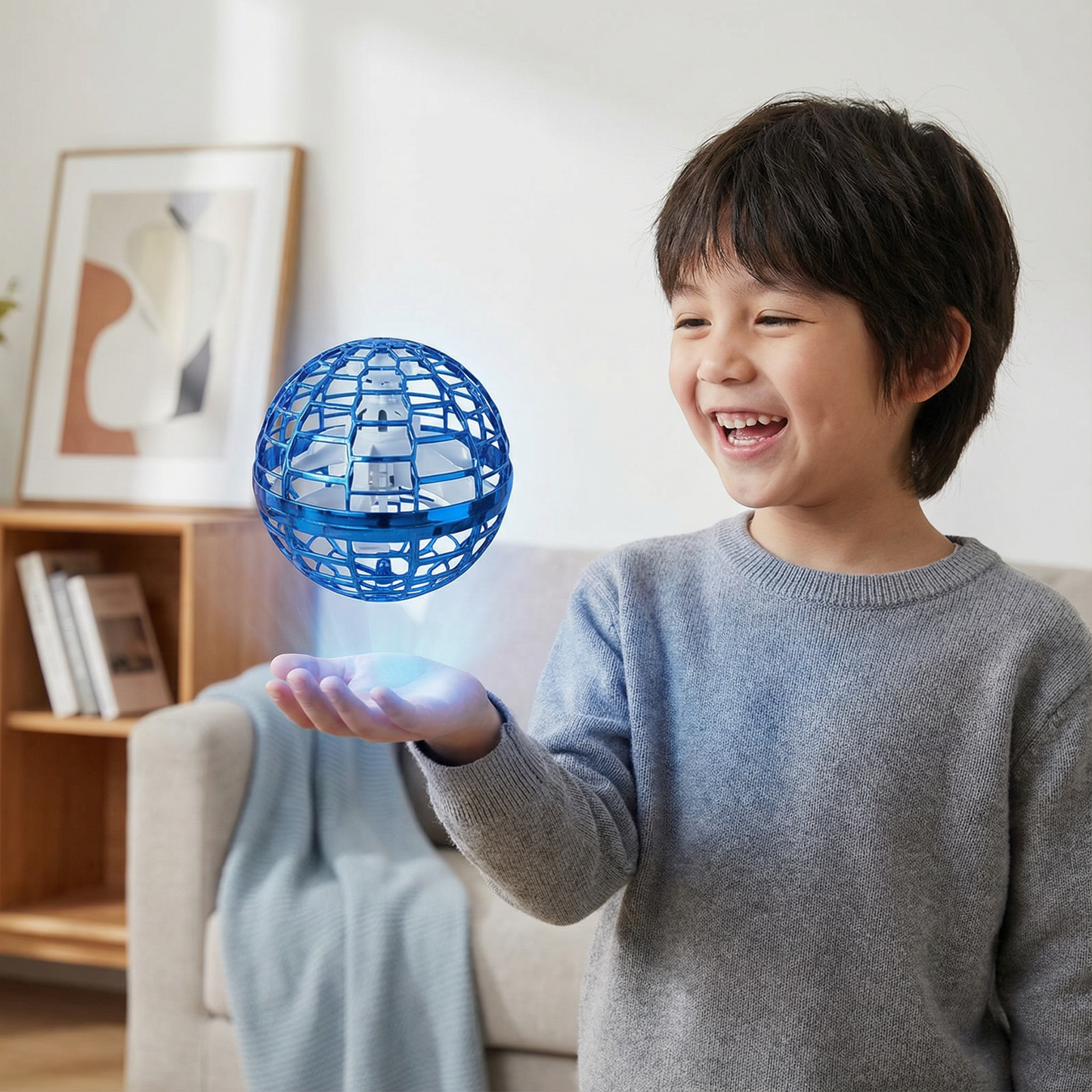 Lysande svävboll för barn