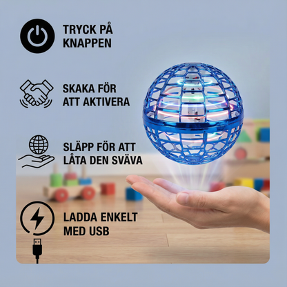 Lysande svävboll för barn