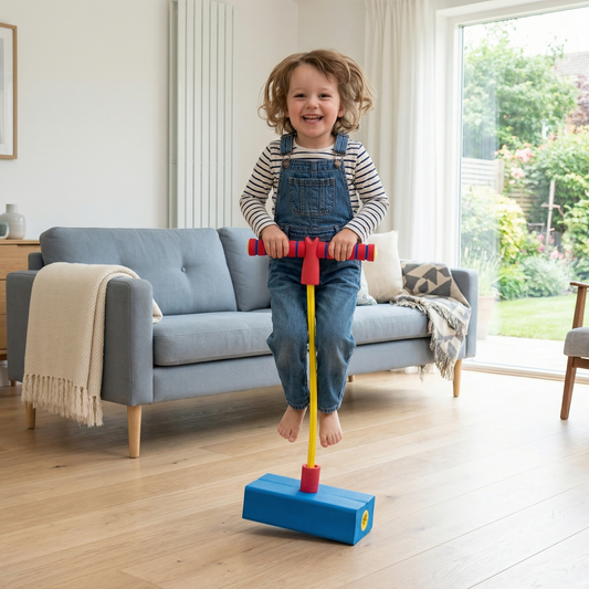 Barnens skum-Pogo-hoppare – Hoppleksak för inomhus och utomhus