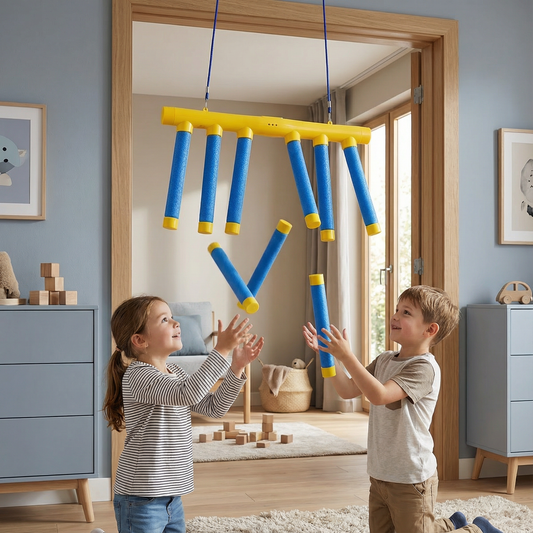 Fallande pinnar – reaktionsspel för barn