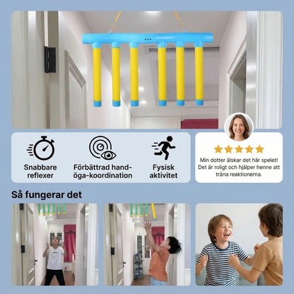 Fallande pinnar – reaktionsspel för barn