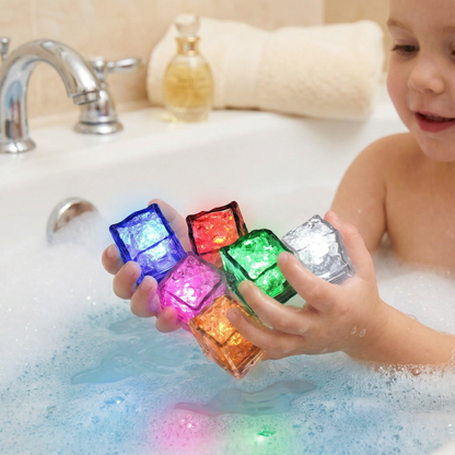 Lysande badkuber – leksak för barn, 6-pack