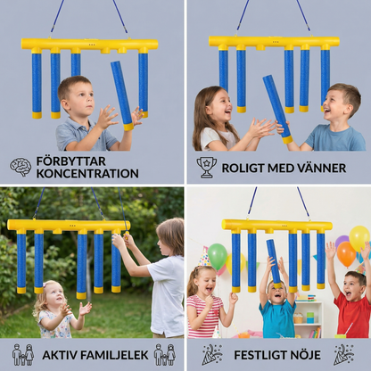 Fallande pinnar – reaktionsspel för barn