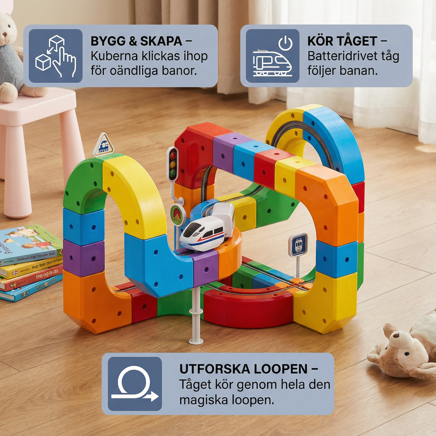 Magisk kubbanebana – lekset för barn